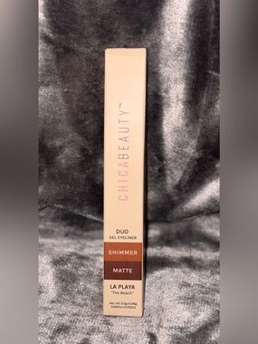 🤎BNIB- CHICA BEAUTY Duo Gel Eyeliner La Playa Matte + Shimmer 2-in-1 MSRP$22